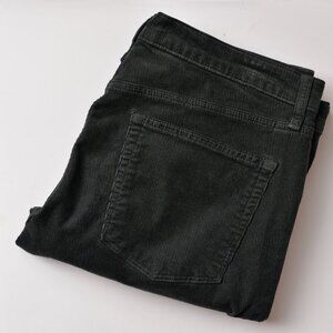 J Brand Slim Fit Grey Mid-Rise Stretch Straight-Leg Corduroy Pants Mens 34x33